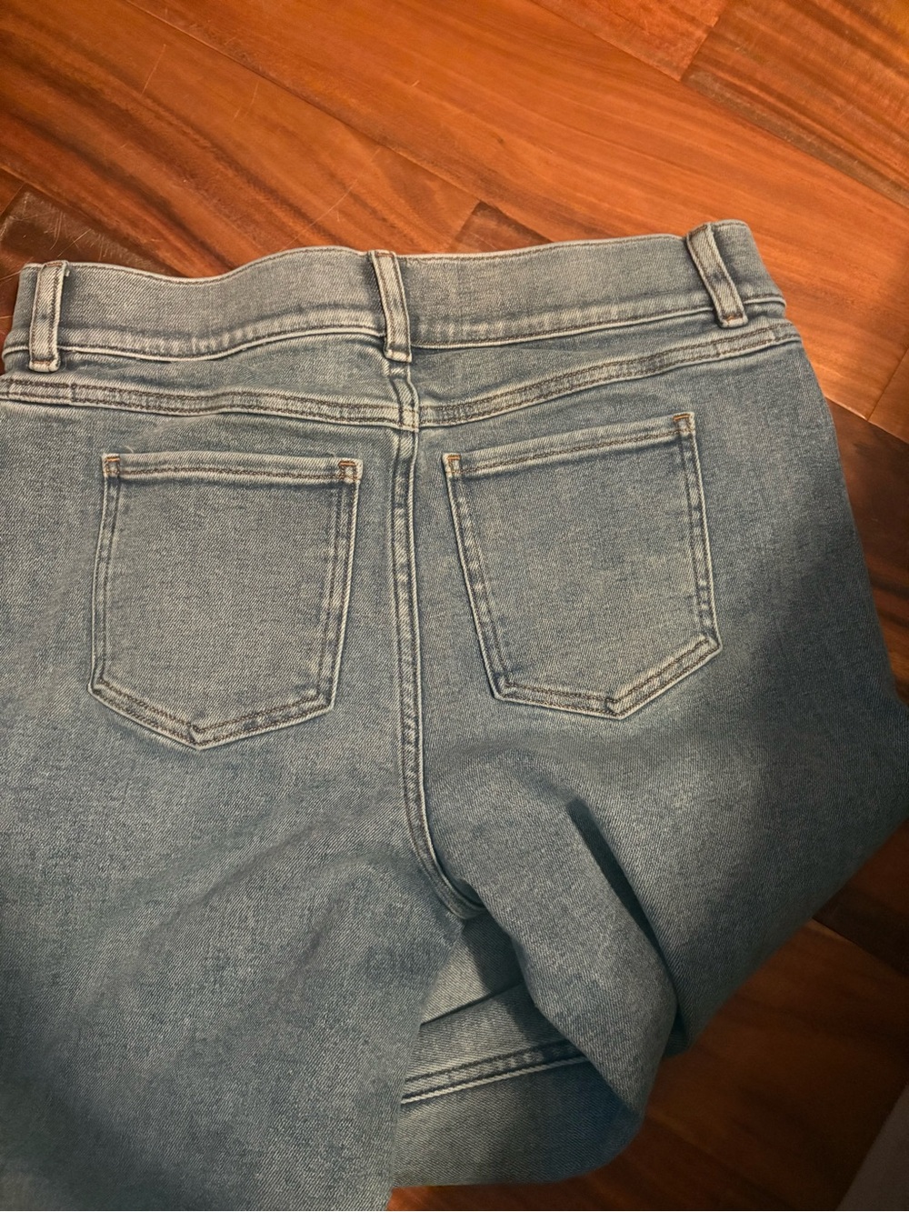 SPANX Kick Flare Jeans Light Wash Denim Women’s Large Pull-On Stretch (1410) - Picture 7 of 8